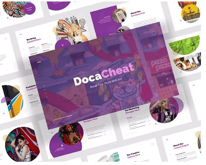 DocaCheat Creative Pitch Deck Presentation